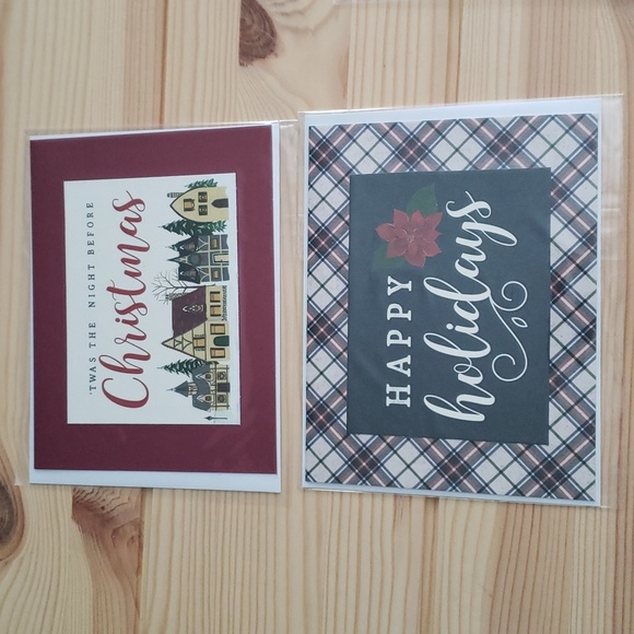 Handmade 'Twas The Night Before Christmas Cards Stationery Set - Picture 4 of 15